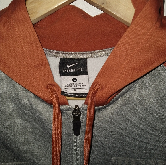 Nike Texas Longhorns Full Zip Hoodie Jacket - Picture 4 of 7